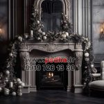 بکگراند زمستان و کریسمس جدید با دکورهای زیبا کد 4581