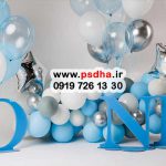 بکگراند بادکنک آرایی تولد برای سنین مختلف
