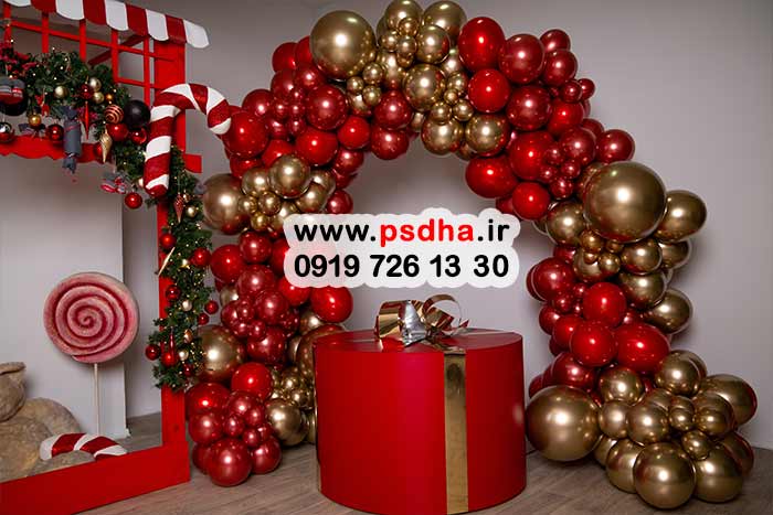 بکگراند بادکنک آرایی تولد برای سنین مختلف 