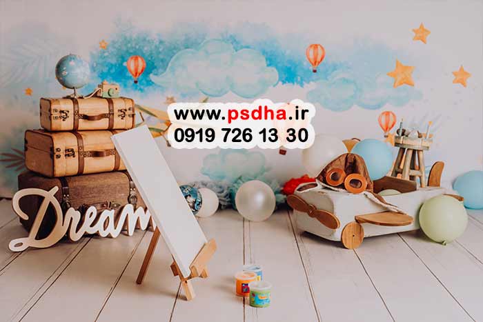 پس زمینه برای عکس کودک