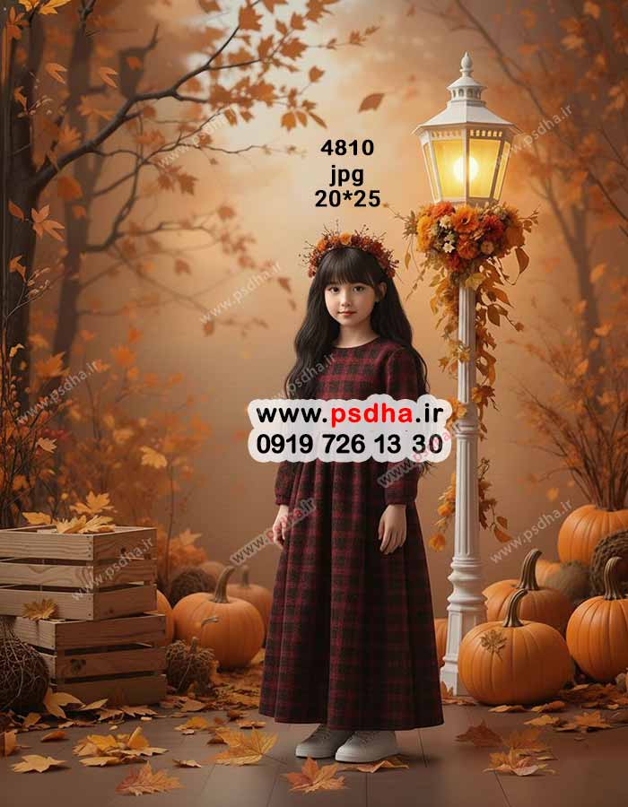 بکگراند پاییزی کد 4810
