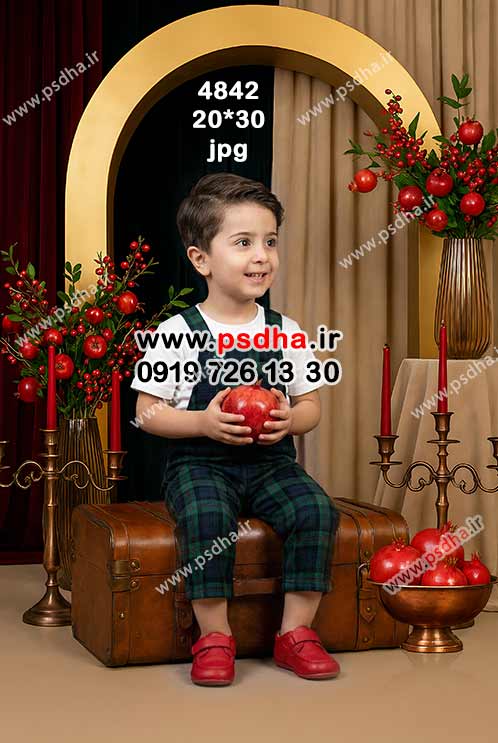 بکگراند جدید یلدا با چینش کلاسیک